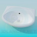 3d model lavabo de colada - vista previa