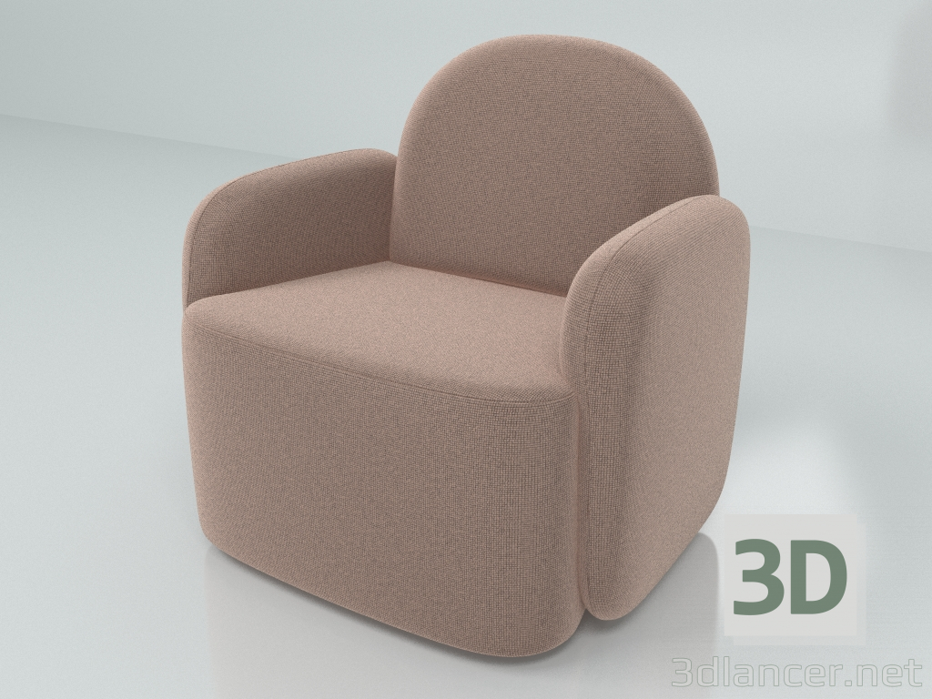 modello 3D Poltrona 51° – 1° ALDERMASTON - anteprima