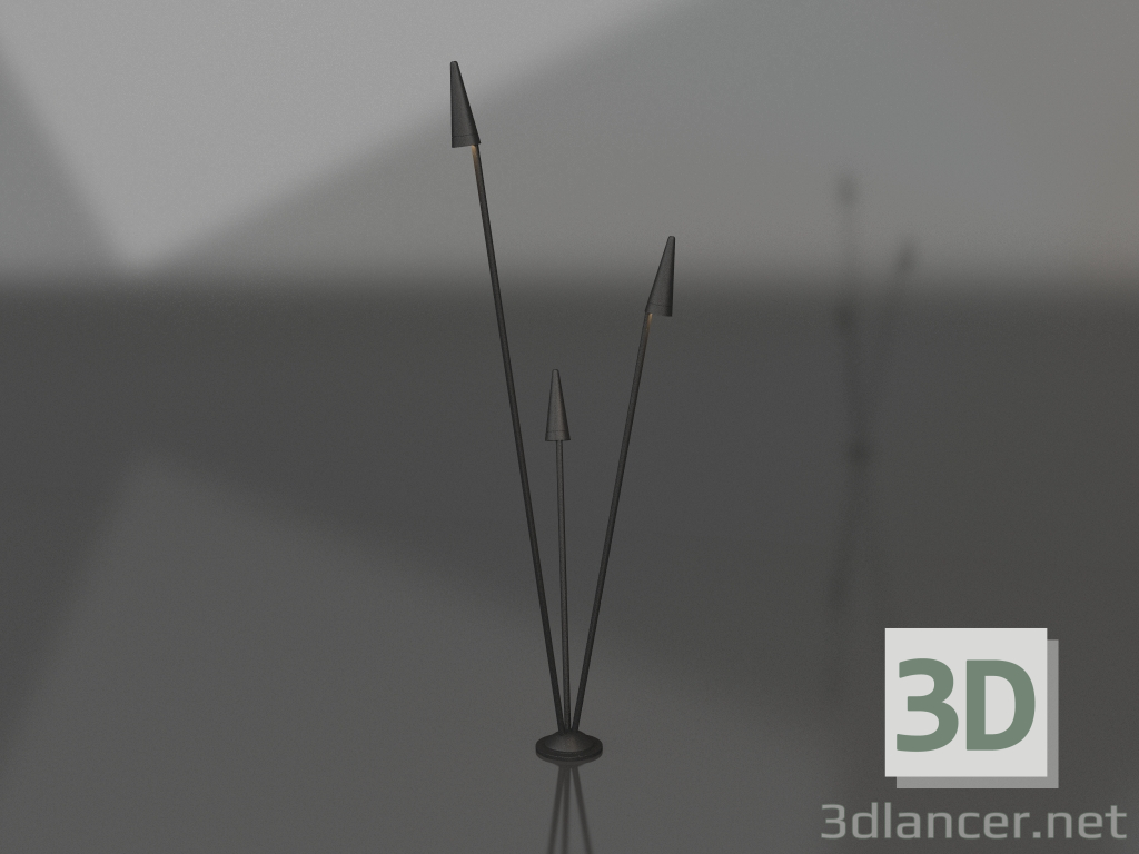 3d model Lamp LGD-CONO-BOLL-H2000-3x7W Warm3000 (DG, 36 deg, 230V) - preview