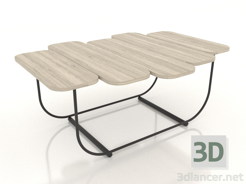 3D Modell Couchtisch (beleuchtete Eiche) - Vorschau