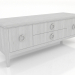 3d model TV cabinet 2 1500 mm (white RAL 9010) - preview