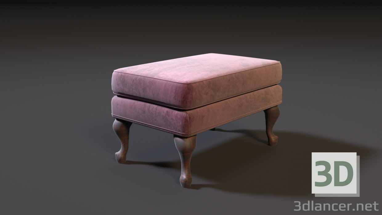 puf 3D modelo Compro - render