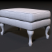 puf 3D modelo Compro - render