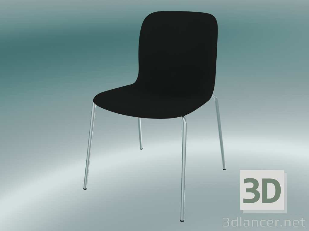 3d model Silla de 4 patas - vista previa