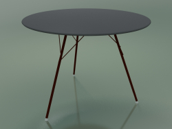 Tavolo da esterno con piano rotondo 1816 (Н 74 - D 100 cm, HPL, V34)