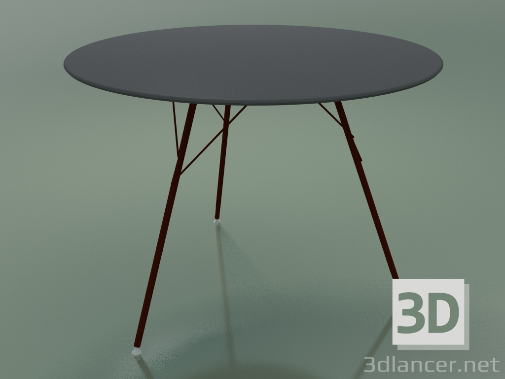 3d model Mesa de exterior con tablero redondo 1816 (Н 74 - D 100 cm, HPL, V34) - vista previa