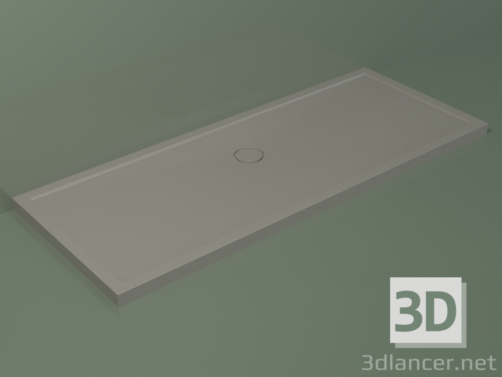 3d model Shower tray Medio (30UM0125, Clay C37, 200x80 cm) - preview