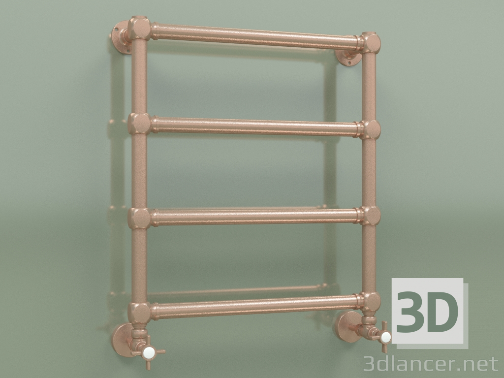 Modelo 3d Minuette toalheiro aquecido (596x540, cobre escovado) - preview