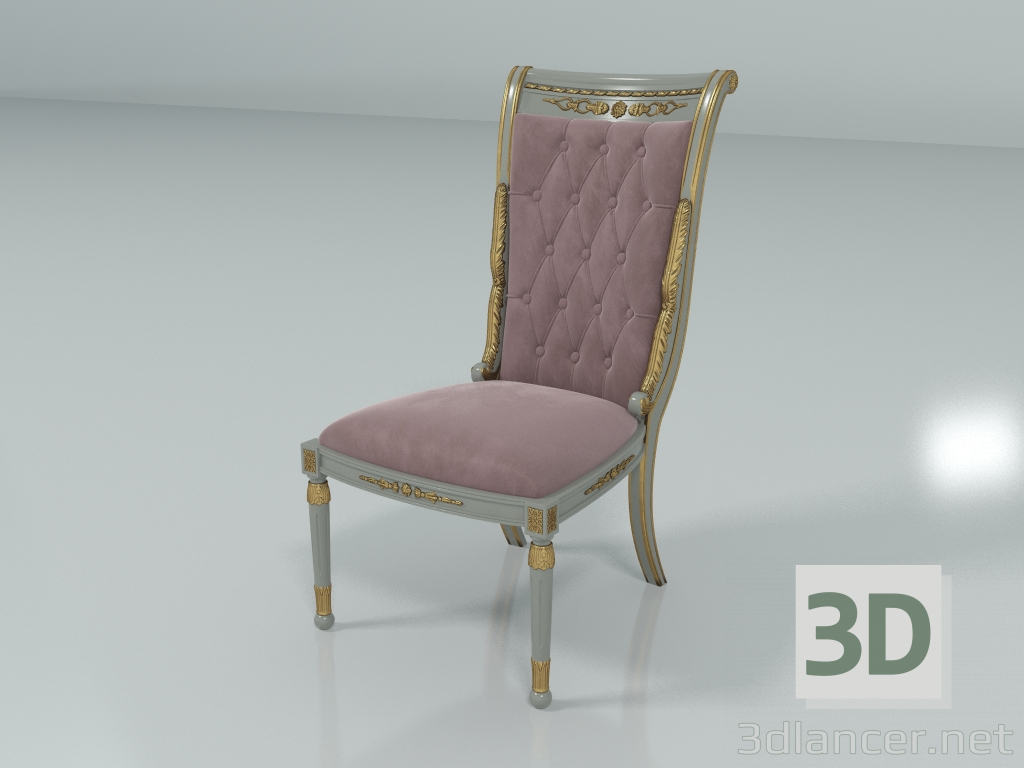 3d модель Стул (арт. F19, 1 вариант) – превью