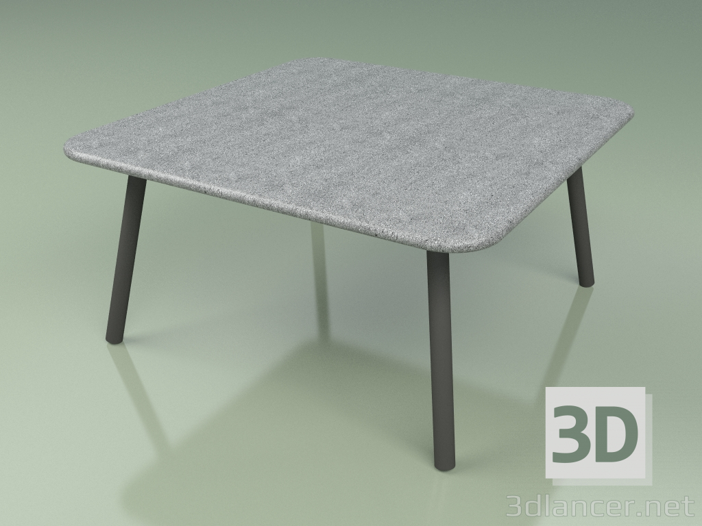 3d model Mesa de centro 011 (Metal Smoke, Luna Stone) - vista previa