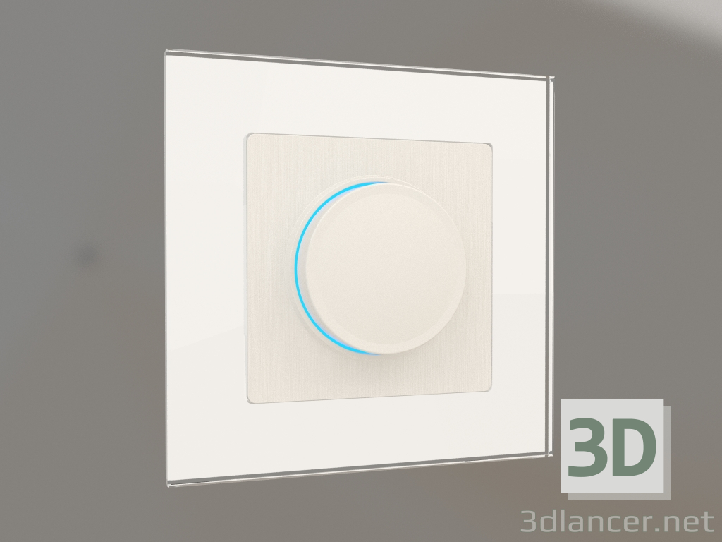 3D modeli Işıklı dimmer (inci oluklu) - önizleme