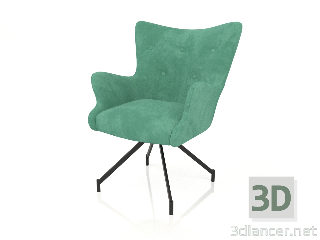 modello 3D Sedia girevole Sunland - anteprima