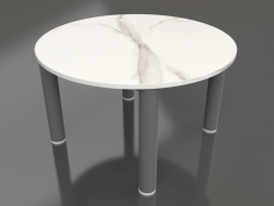 Coffee table D 60 (Anthracite, DEKTON Aura)