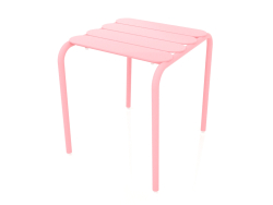 Tabouret bas. Table d'appoint (Rose)