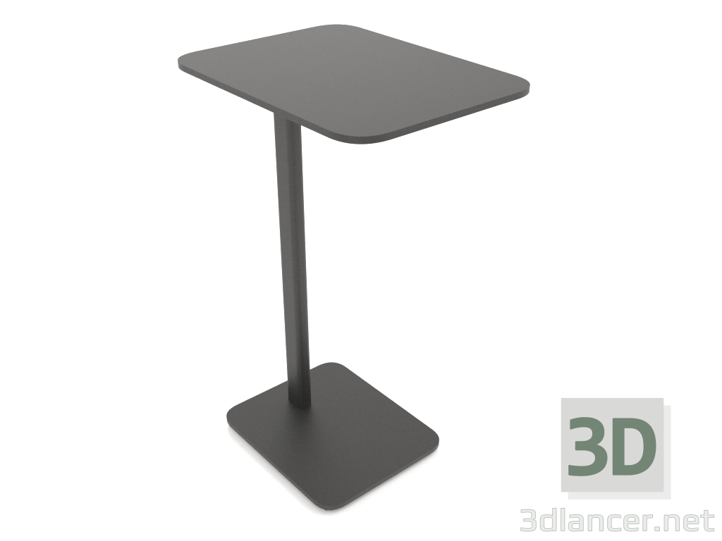 modello 3D Comodino rettangolare MONO (parallelo alla base, 30x40x65) - anteprima