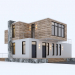 3d Residential house from containers model buy - render