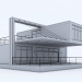 3d Residential house from containers model buy - render