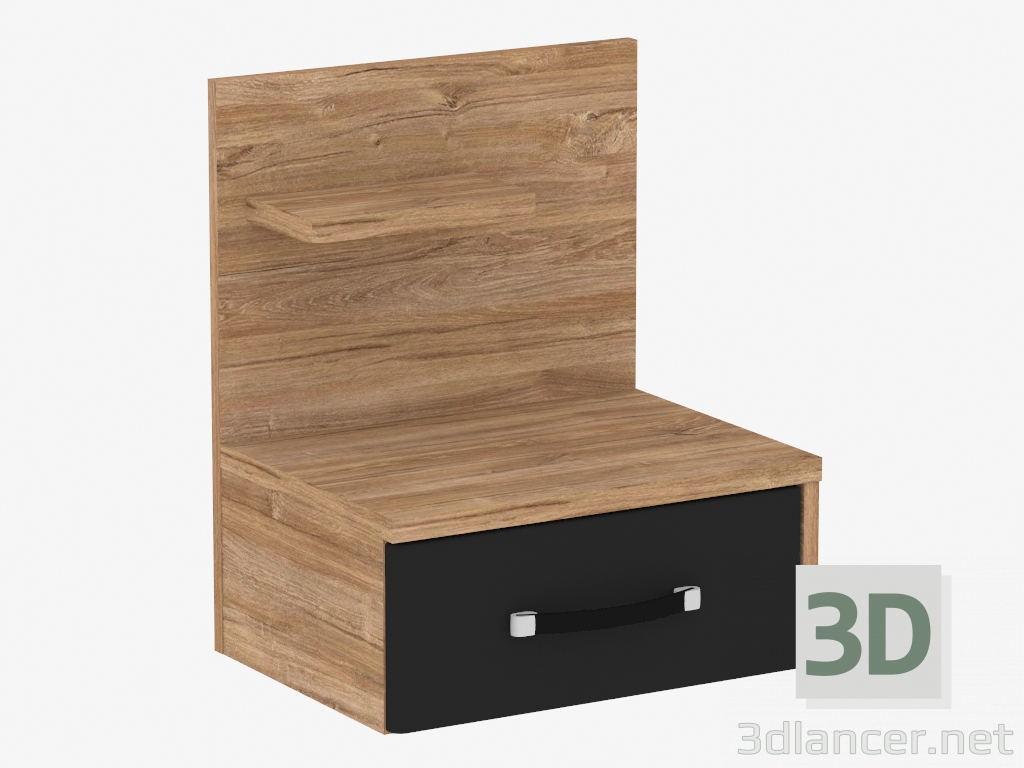 3d model Bedside table 1S (TYPE MOAK01L) - preview