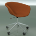 3d model Chair 4239 (5 wheels, swivel, with upholstery f-1221-c0556) - preview