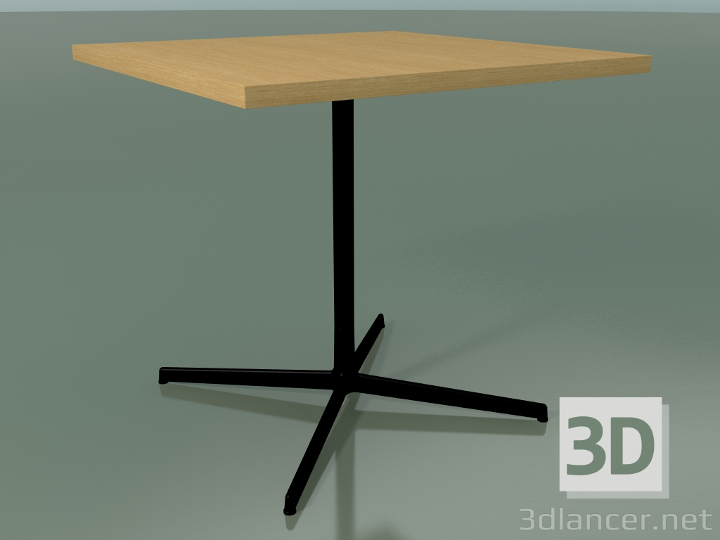 3d модель Стіл квадратний 5566 (H 74 - 80x80 cm, Natural oak, V39) – превью