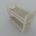 3d Double bed model buy - render