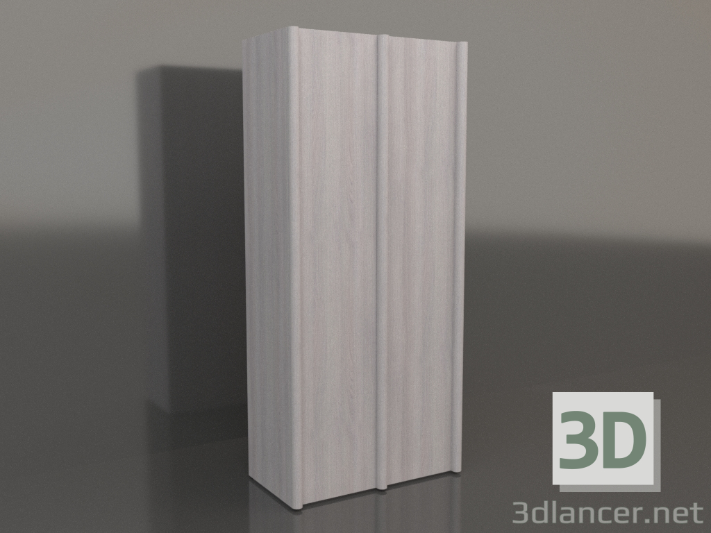 3d model Armario MW 05 madera (1260x667x2818, madera clara) - vista previa