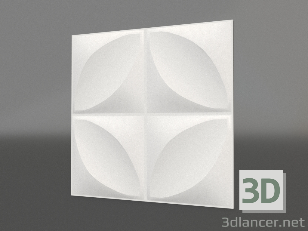 modello 3D pannello 3d M-21 - anteprima