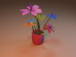 Stylized flowers