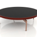 modèle 3D Table basse ronde Ø120 (Rouge vin, DEKTON Domoos) - preview