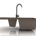 3d Sink Blanco Metra 6S Compact model buy - render