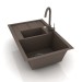 3d Sink Blanco Metra 6S Compact model buy - render