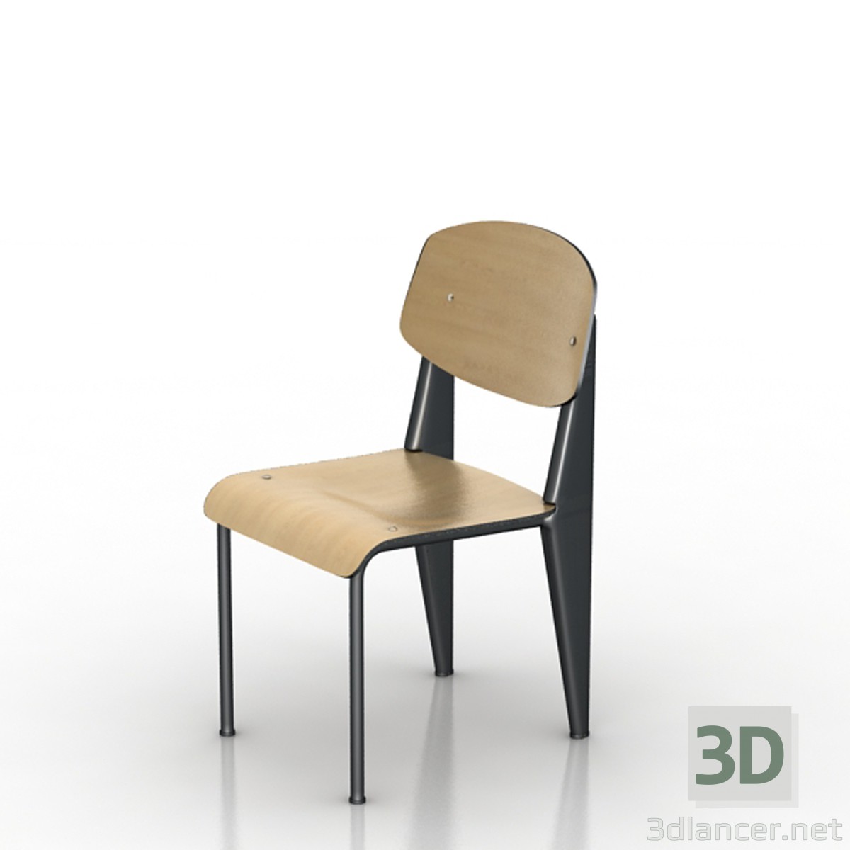 3d model Silla N200217 - vista previa