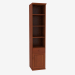 3d model Bookcase narrow with open shelves (4821-27) - preview