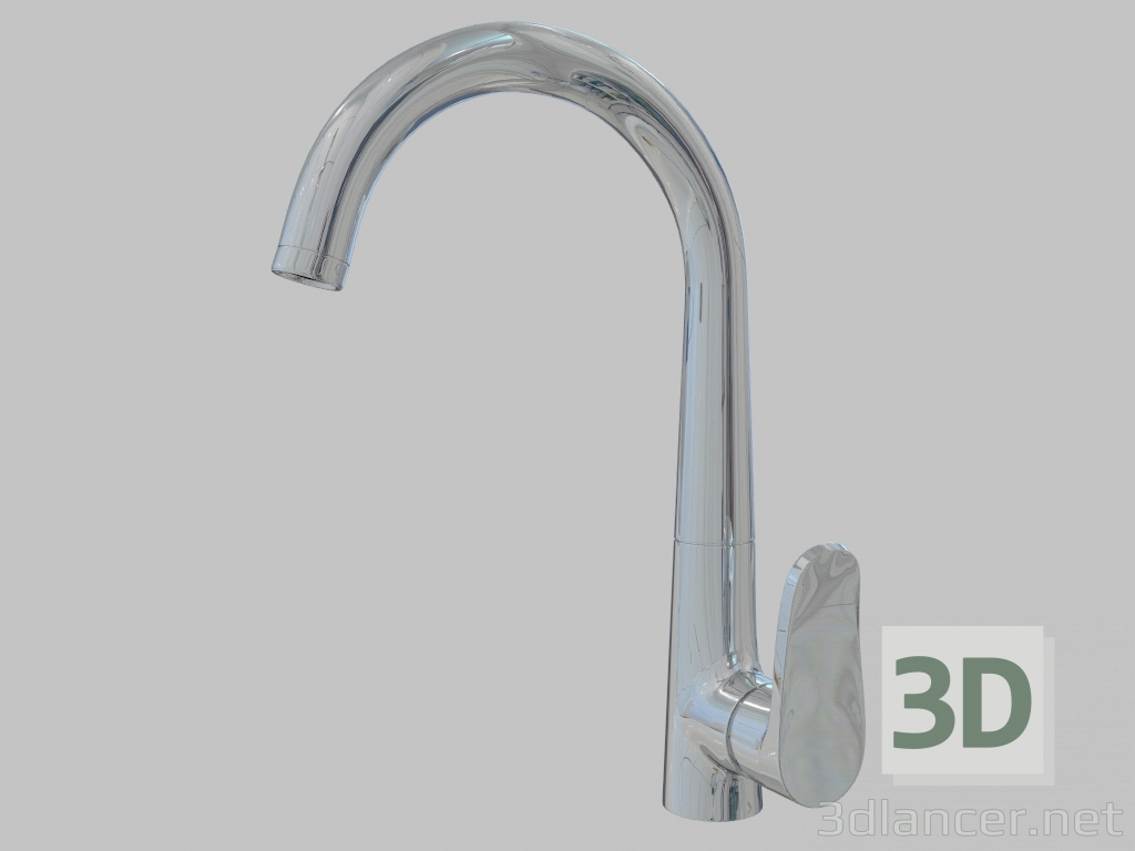 3D modeli Emzik U Werbena ile lavabo bataryası (BCW 062M) - önizleme