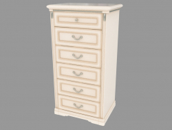 Chest of drawers with six (678x1256x495)