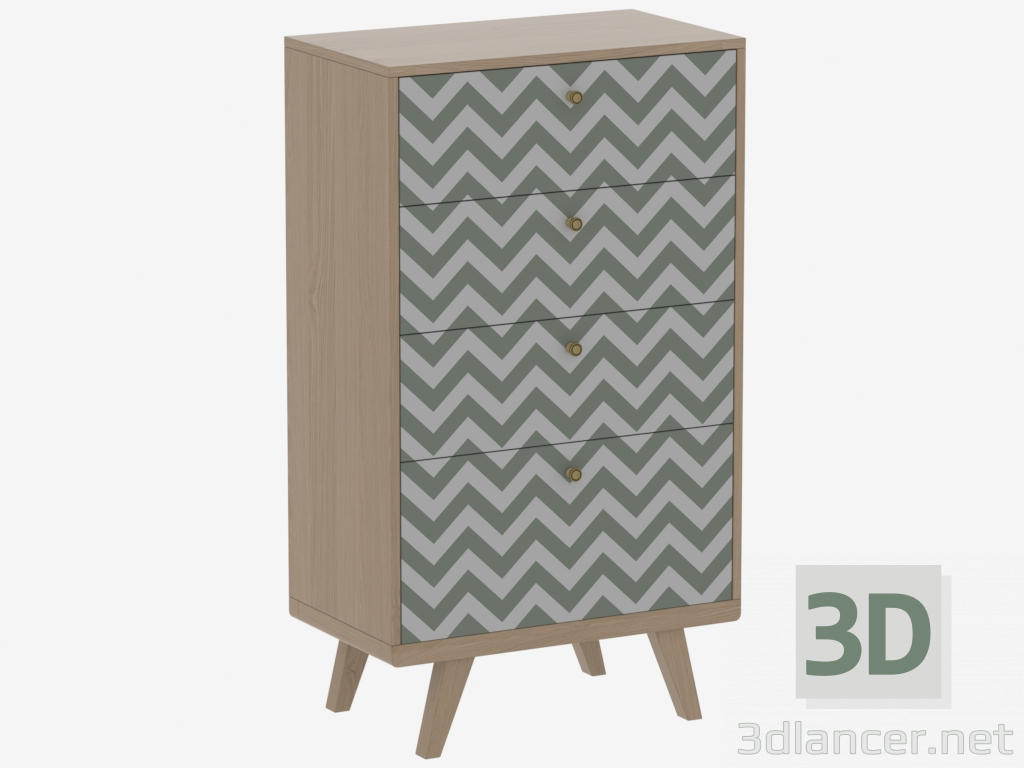 3d model Cajonera alta THIMON (IDC006001052) - vista previa