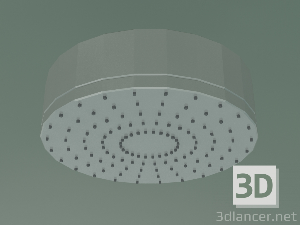 3d model Overhead shower 180 1 jet (28489800) - preview