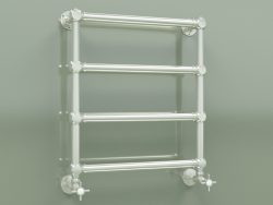 Towel rail Minuette (596x540, Satin nickel)