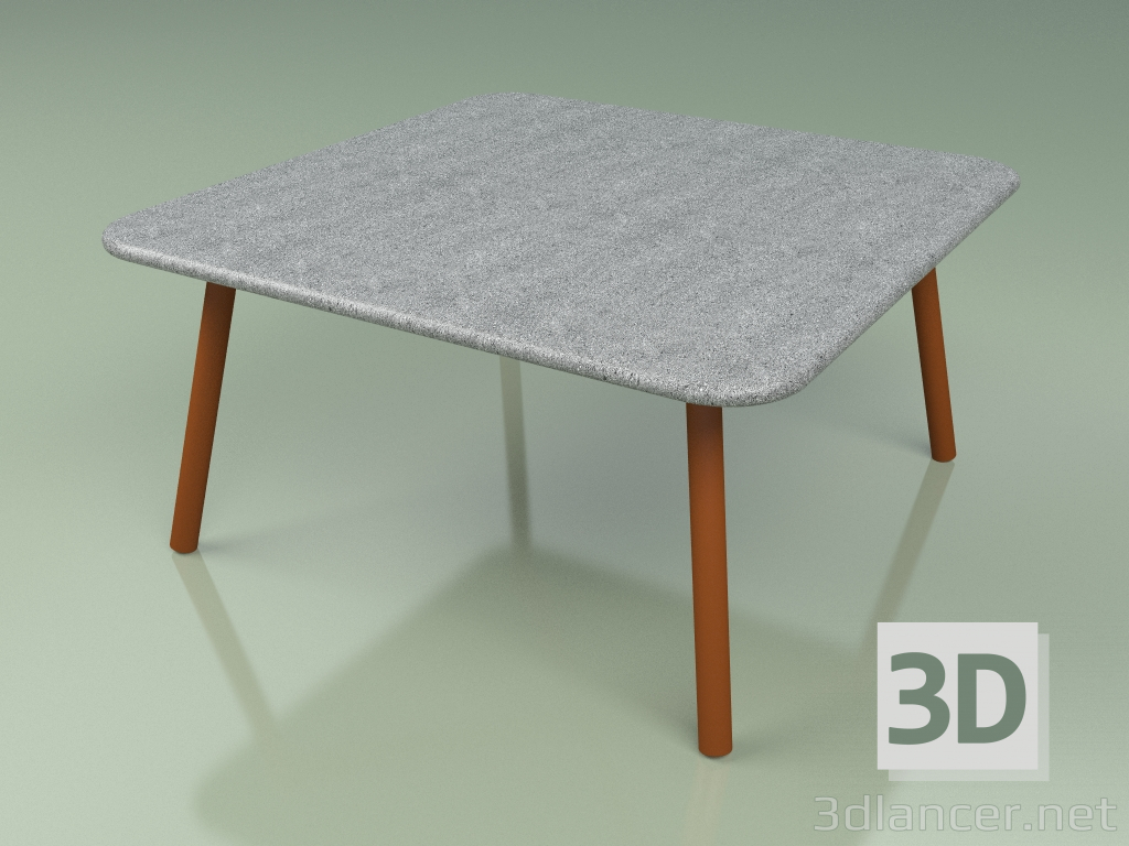 Modelo 3d Mesa de centro 011 (Metal Rust, Luna Stone) - preview