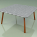 3d model Mesa de centro 011 (Metal Rust, Luna Stone) - vista previa