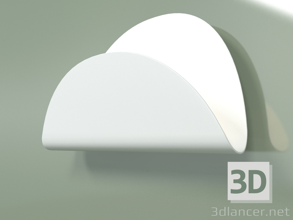 modello 3D Lampada da parete RWLB110 7W WH+WH 4000K - anteprima