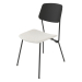 3d model Silla Strain con asiento blando h81 (contrachapado negro) - vista previa