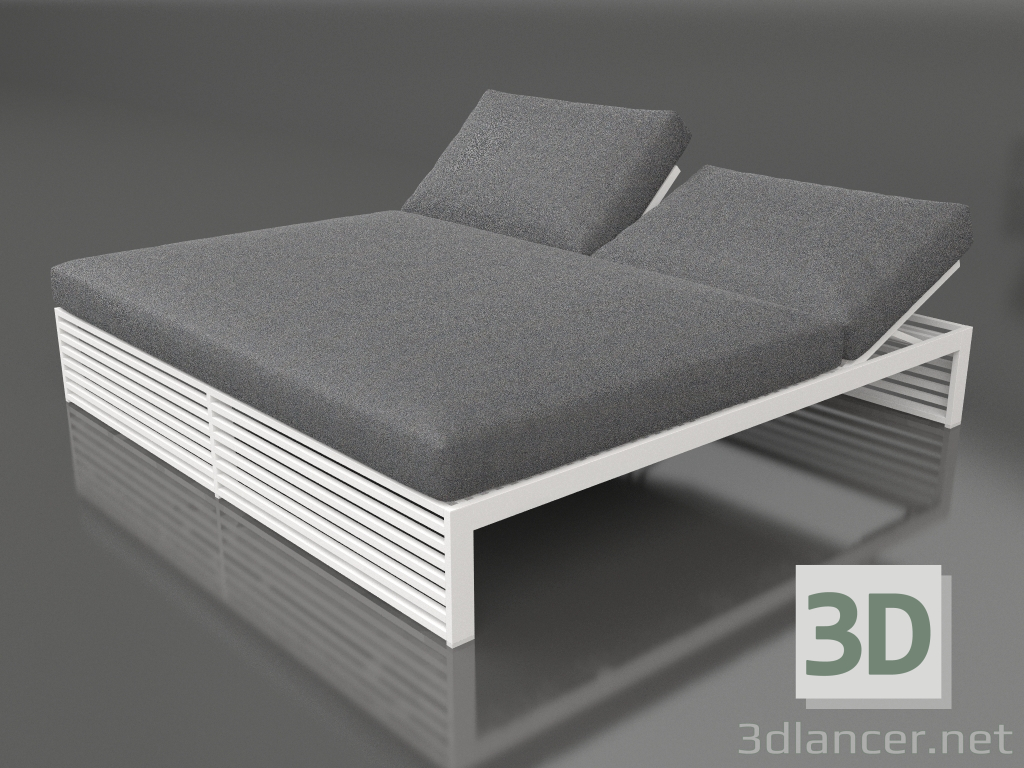 3d model Bed for rest 200 (White) - preview