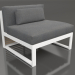 3D Modell Modulares Sofa, Abschnitt 3 (Weiß) - Vorschau