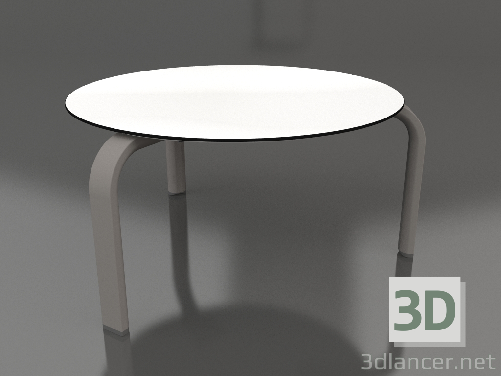 Modelo 3d Mesa de centro redonda Ø70 (cinza quartzo) - preview