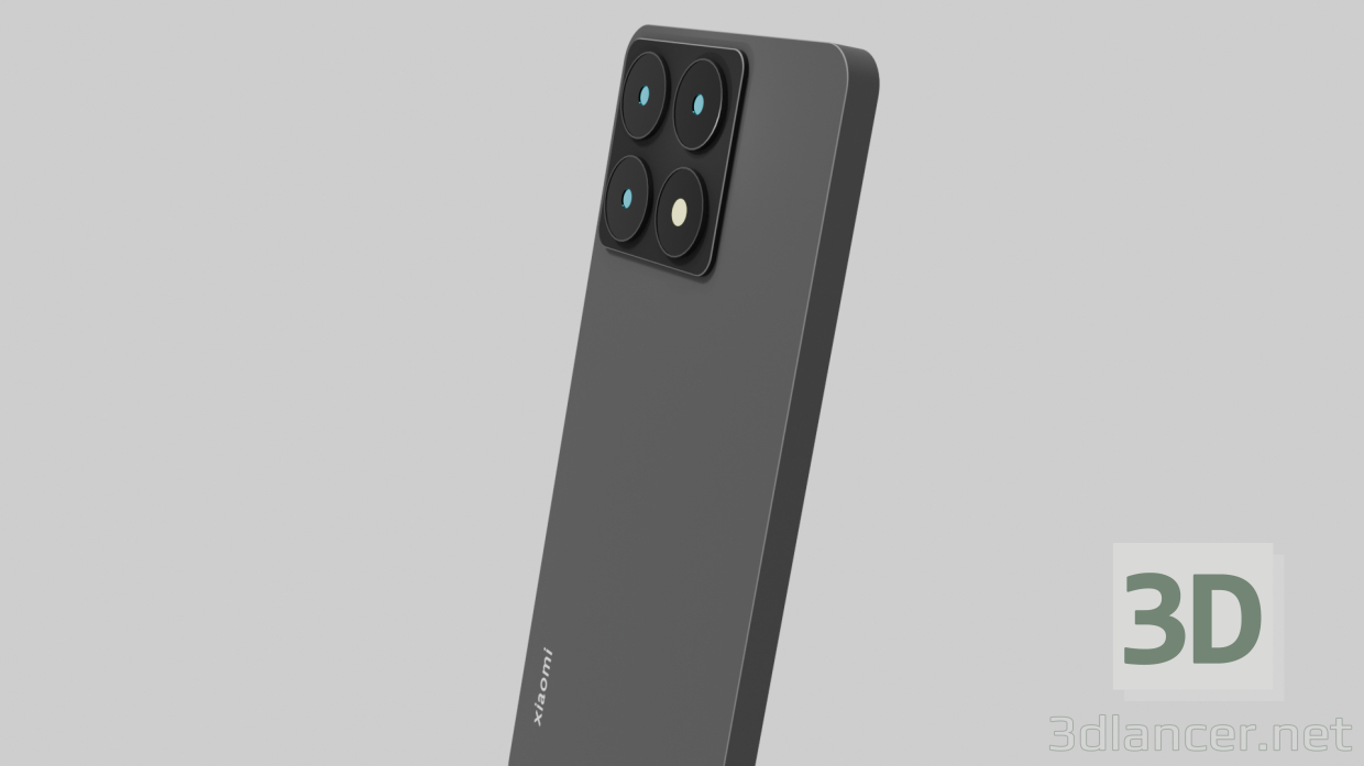 3d model Smartphone XIAOMI 14T TITAN BLACK - preview