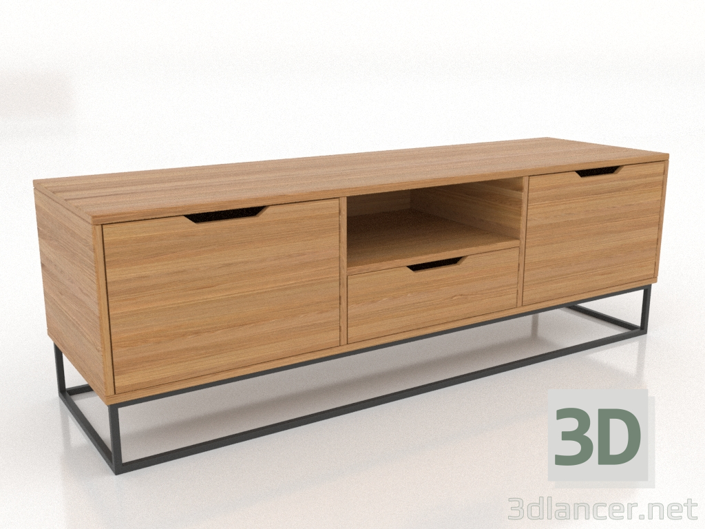 modello 3D Mobile TV 1500 mm (rovere naturale) - anteprima modello 3D Mobile TV 1500 mm (rovere naturale) - anteprima