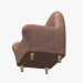 3d model Leather chair - preview