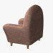 3d model Leather chair - preview