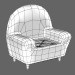 3d model Leather chair - preview